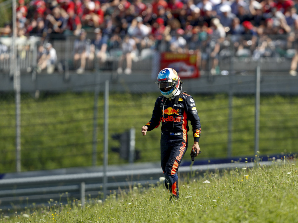 Daniel Ricciardo's final Austrian Grand Prix with Red Bull ended in disaster