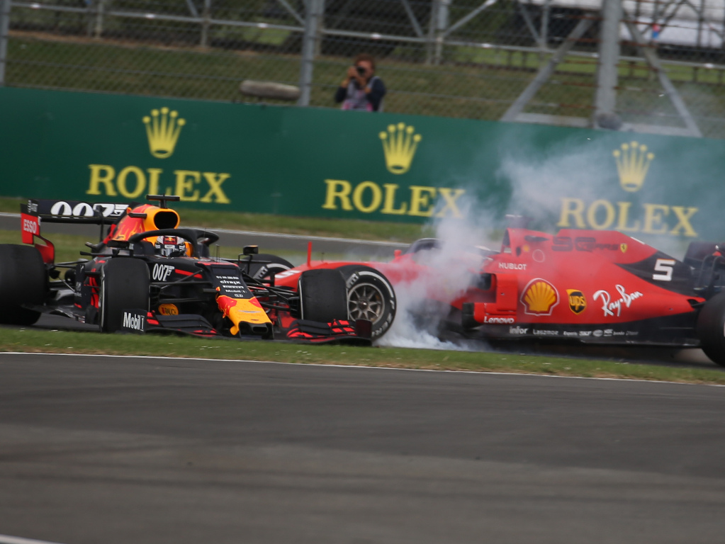 vettel verstappen silverstone