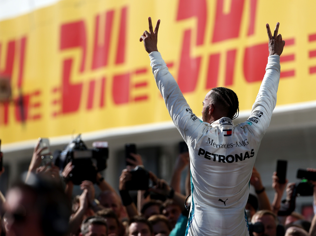 I'm not going anywhere anytime soon, says Lewis Hamilton.