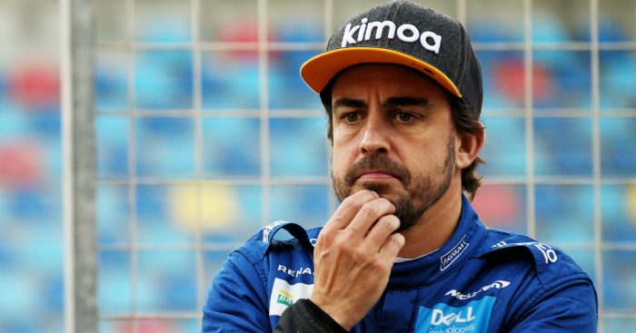 Fernando Alonso ponderous