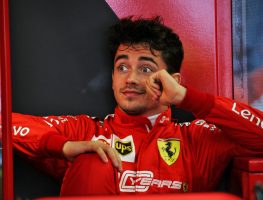 Albon teases Leclerc about not letting Vettel past