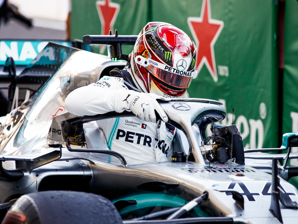 Lewis Hamilton experimenting with Mercedes car in Abu Dhabi