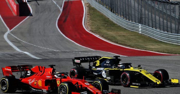 Sebastian Vettel Daniel Ricciardo PA