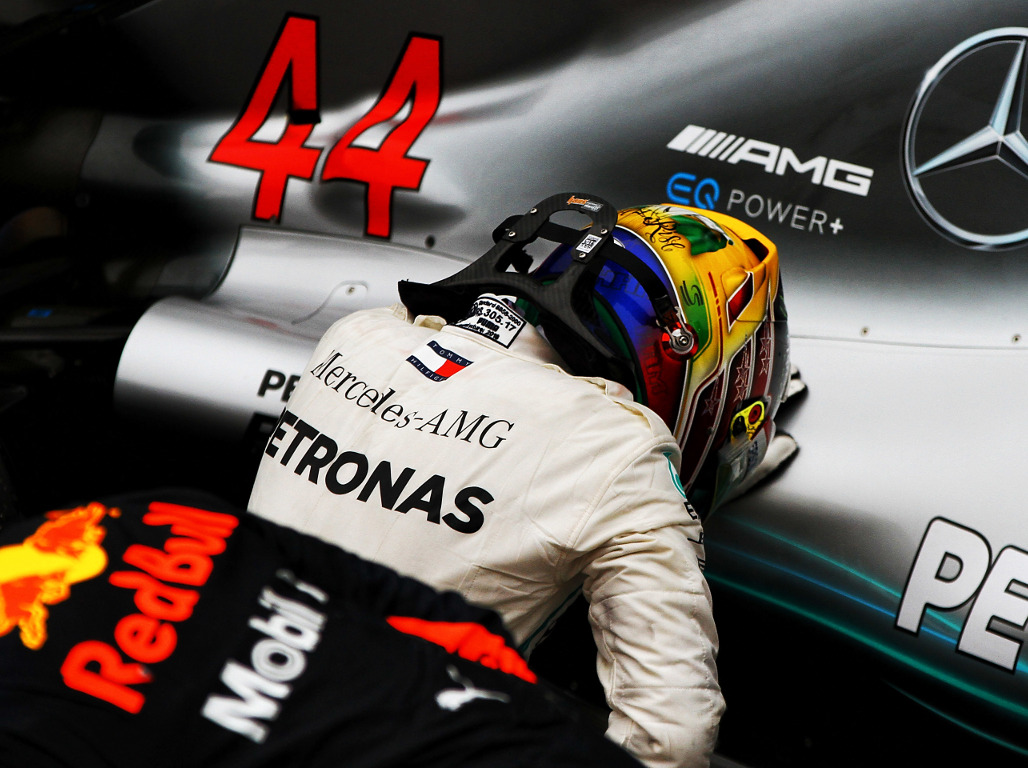 Lewis Hamilton wins Brazil 2008