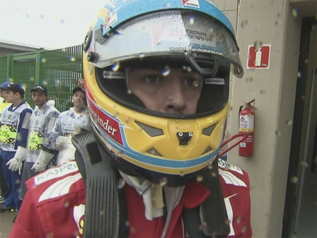 Fernando Alonso explains 'the Ferrari stare' image | PlanetF1