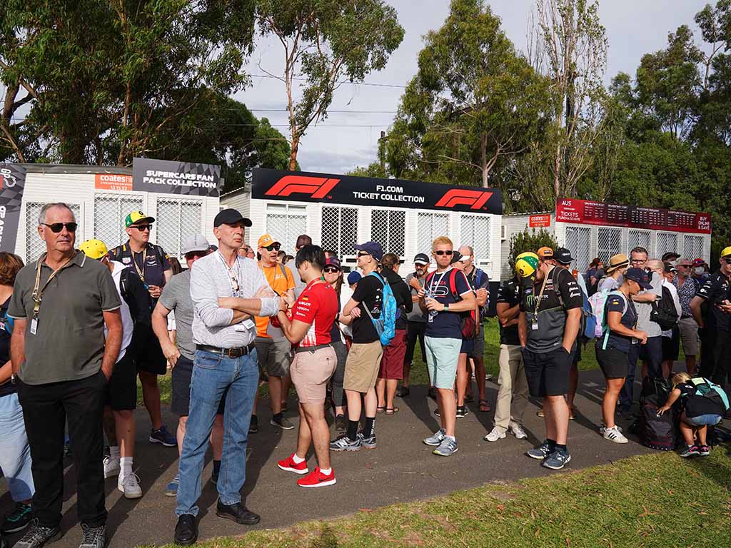 Australian GP fans F1 PA