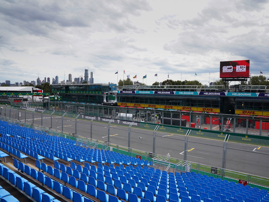 Gp D'Australie Stands Vides Melbourne Pa