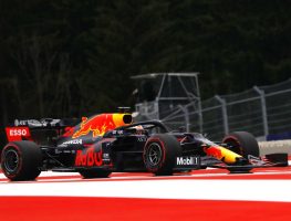 Damaged front wing behind Verstappen’s struggles