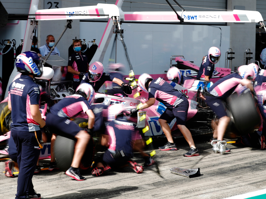 racing point pit crew