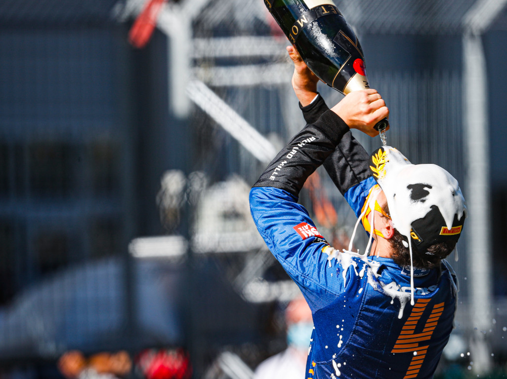 For the moment, lando norris and teammate carlos sainz are focusing on this weekend's race. Lando Norris Podium Celebration : 'Maybe Mercedes didn't think Norris could do it' | F1 News ...