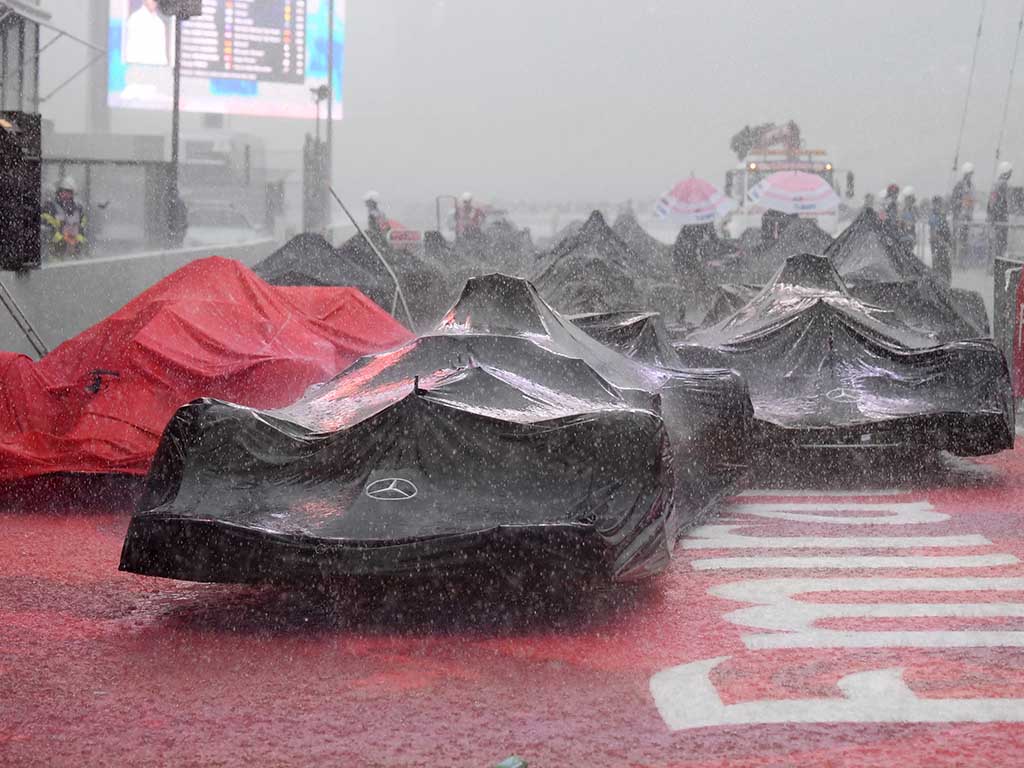 F1 rain
