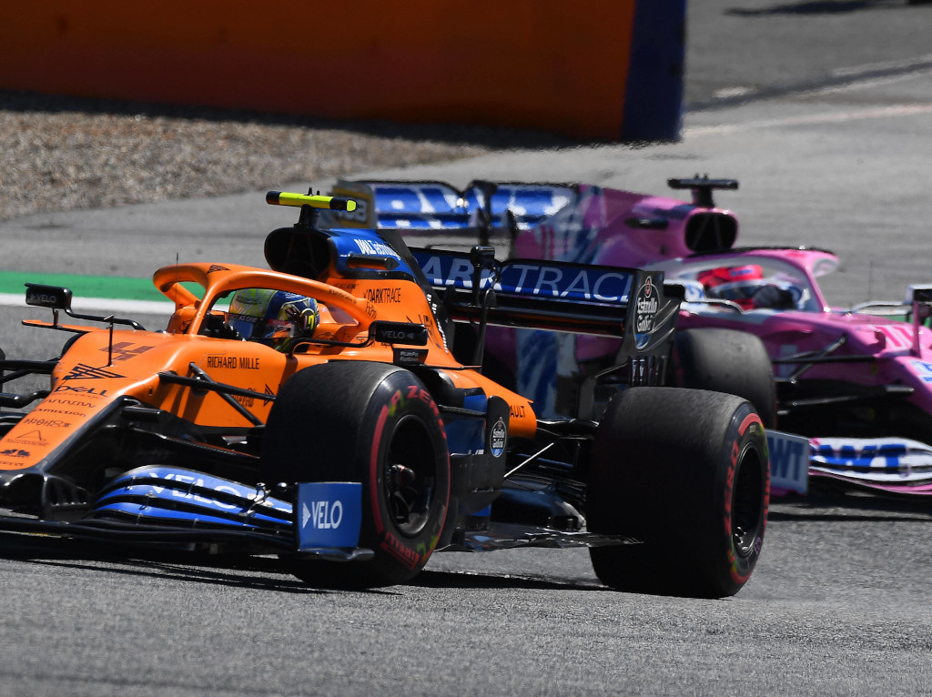 McLaren ahead of Racing Point 2020