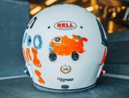 Six year-old designs Norris’ British GP helmet