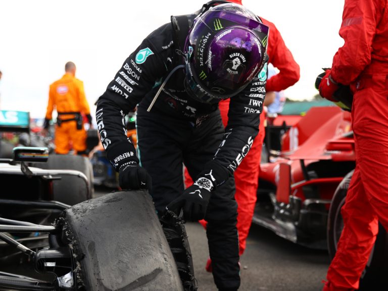 Lewis Hamilton: I've never won on three wheels | PlanetF1