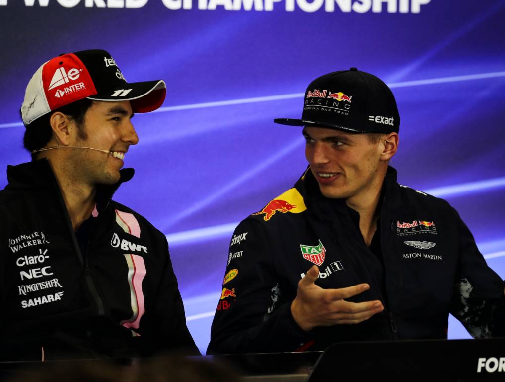 Max Verstappen Sergio Perez Pa