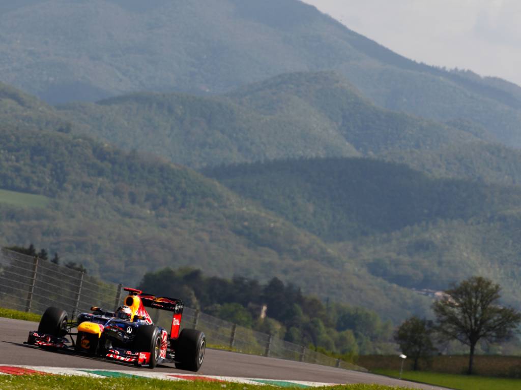 Red Bull testing at Mugello