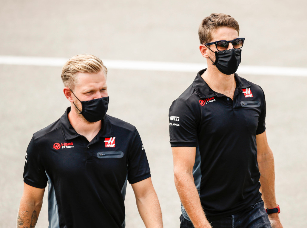 Romain Grosjean and Kevin Magnussen Haas