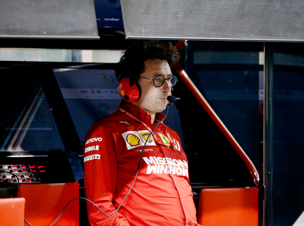 Mattia Binotto dejected