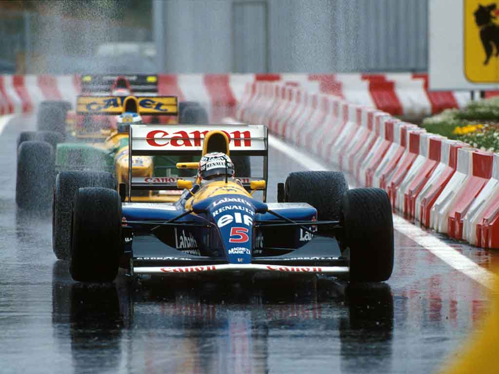 Sebastian Vettel Buys Nigel Mansell S Williams Fw14b Planetf1