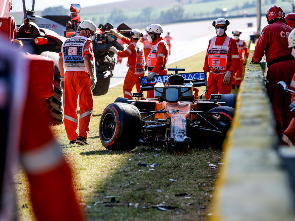 McLaren lost 'significant parts' in Mugello crash | F1 ...