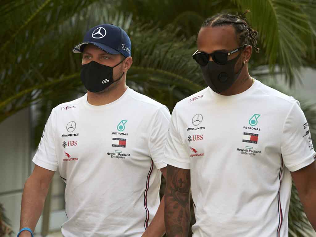 Lewis Hamilton Valtteri Bottas Mercedes