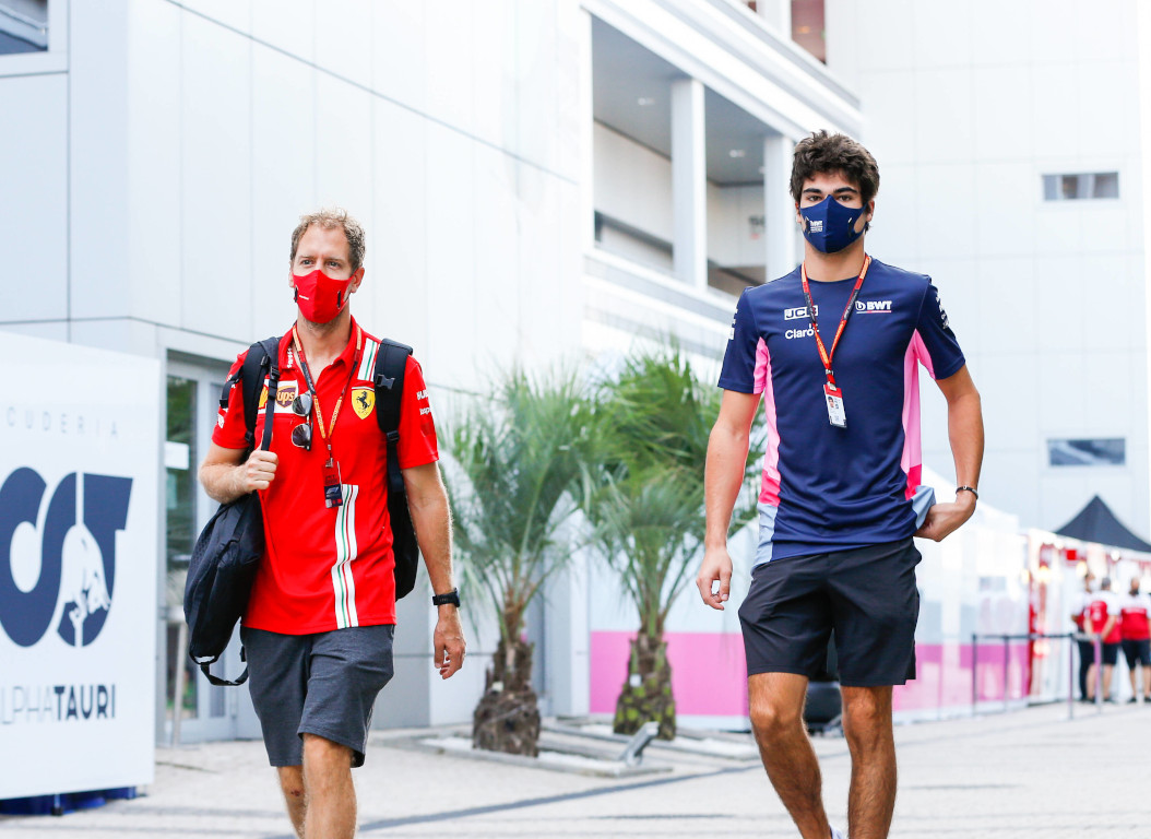 Sebastian Vettel and Lance Stroll