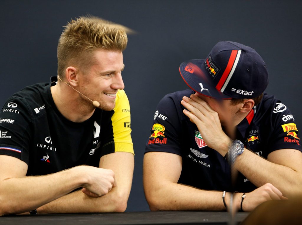 Max Verstappen and Nico Hulkenberg