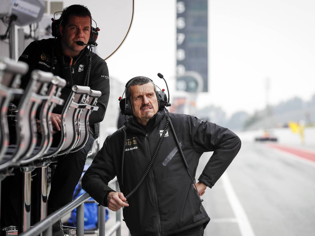 Haas team principal Guenther Steiner during pre-season testing