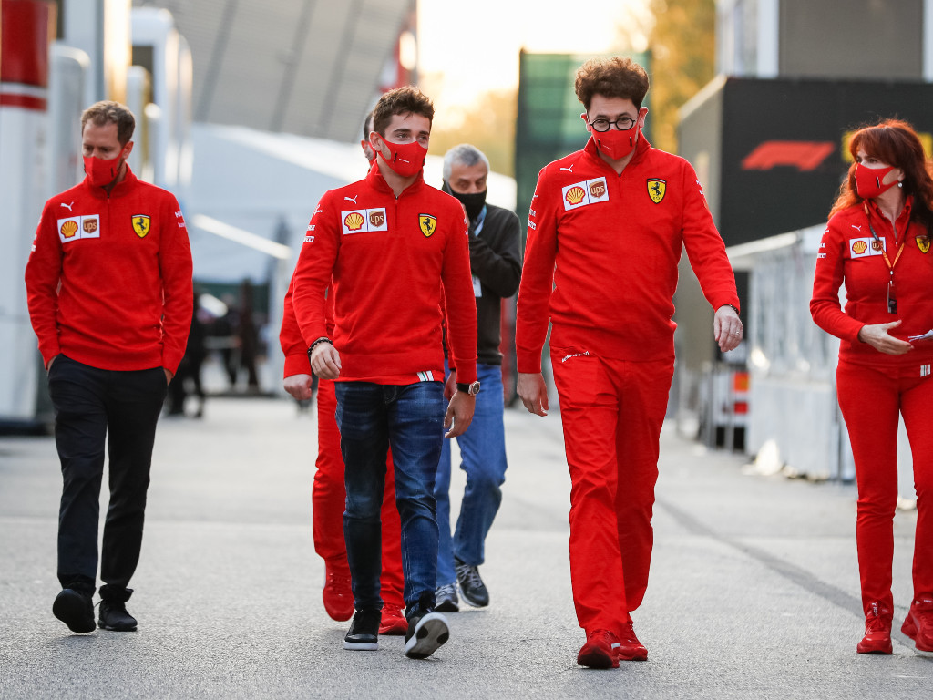 塞巴斯蒂安Vettel-Charles Leclerc-Mattia-Binotto-PA