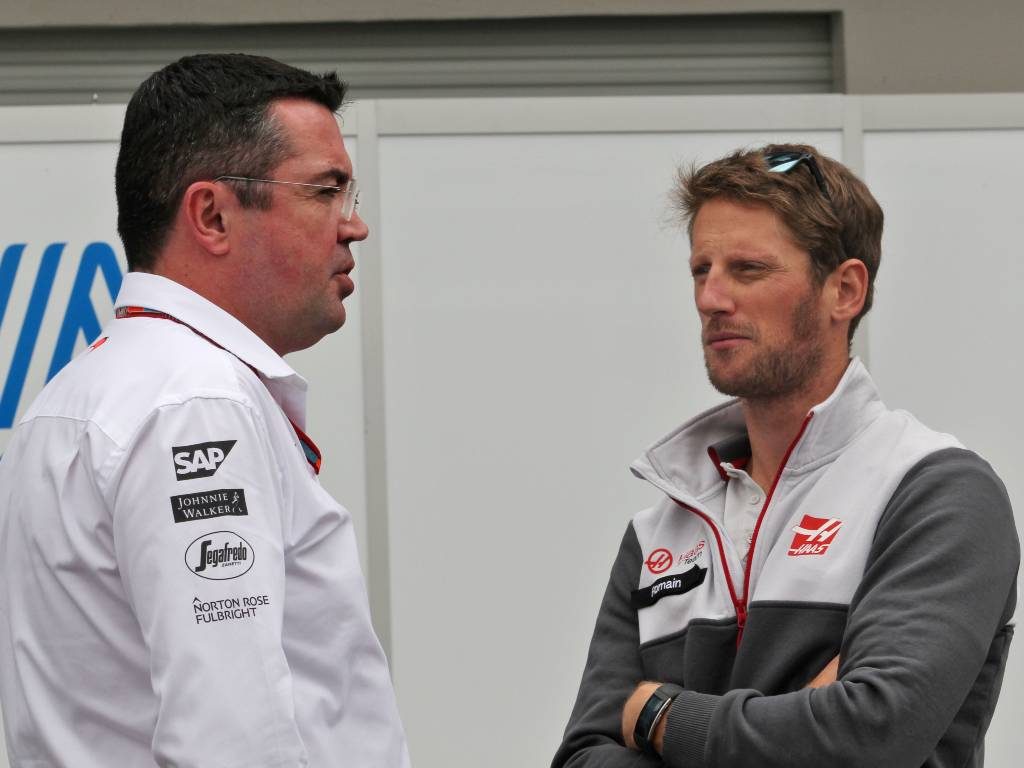 Eric Boullier Romain Grosjean