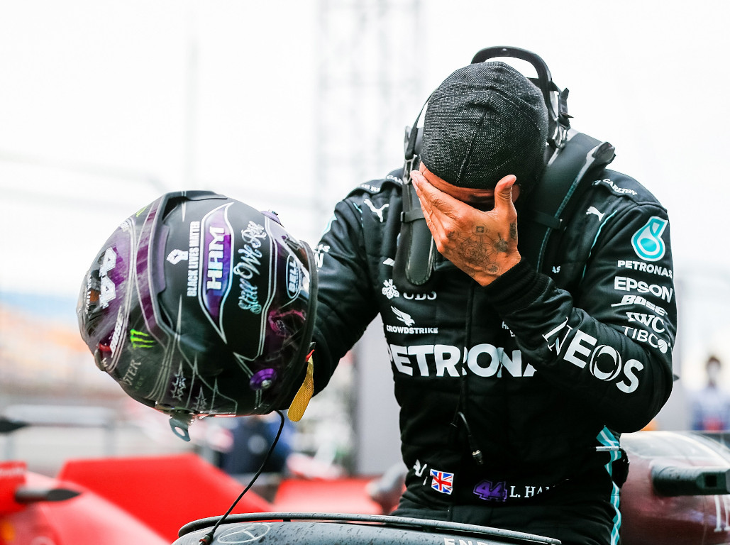 Canadian Grand Prix: Lewis Hamilton emotional after equalling