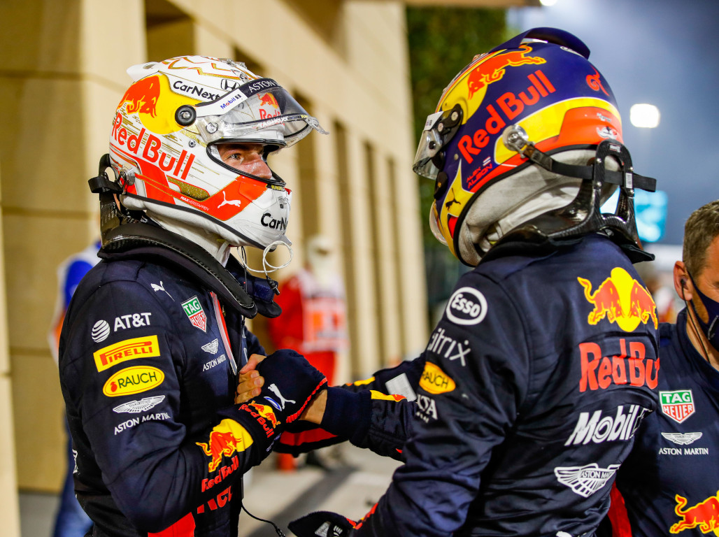Max Verstappen and Alexander Albon Bahrain