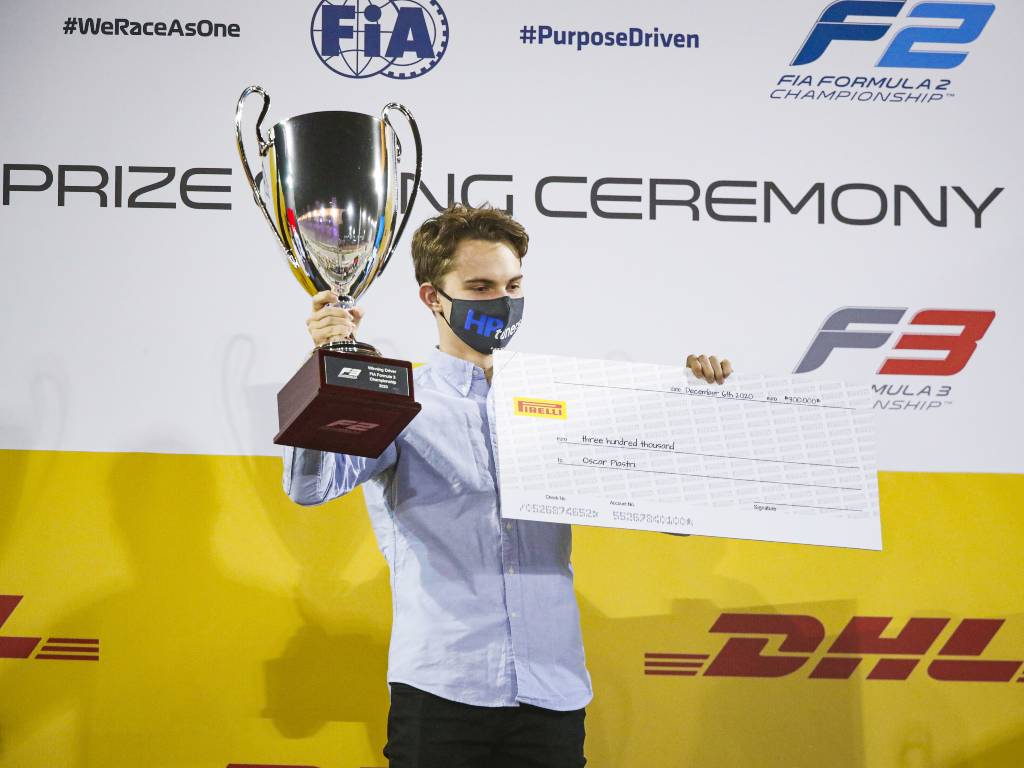 Formula 3 champion Oscar Piastri