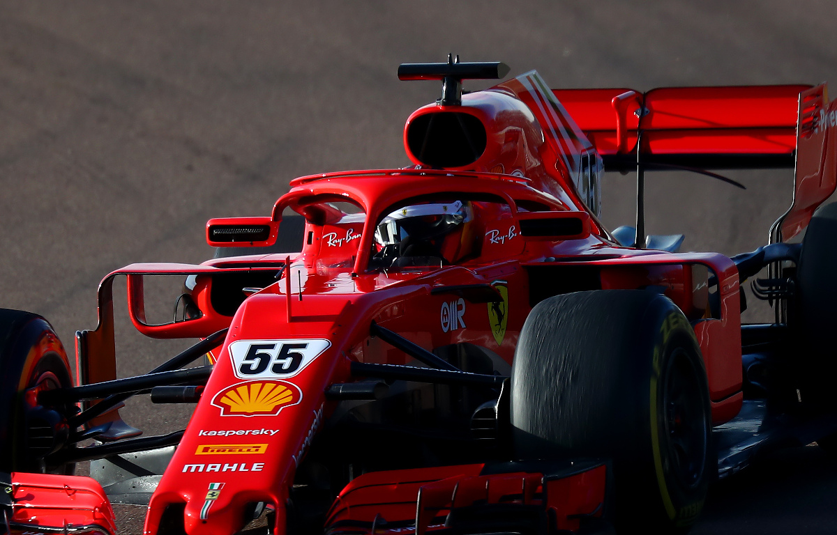 Carlos Sainz SF71H tests