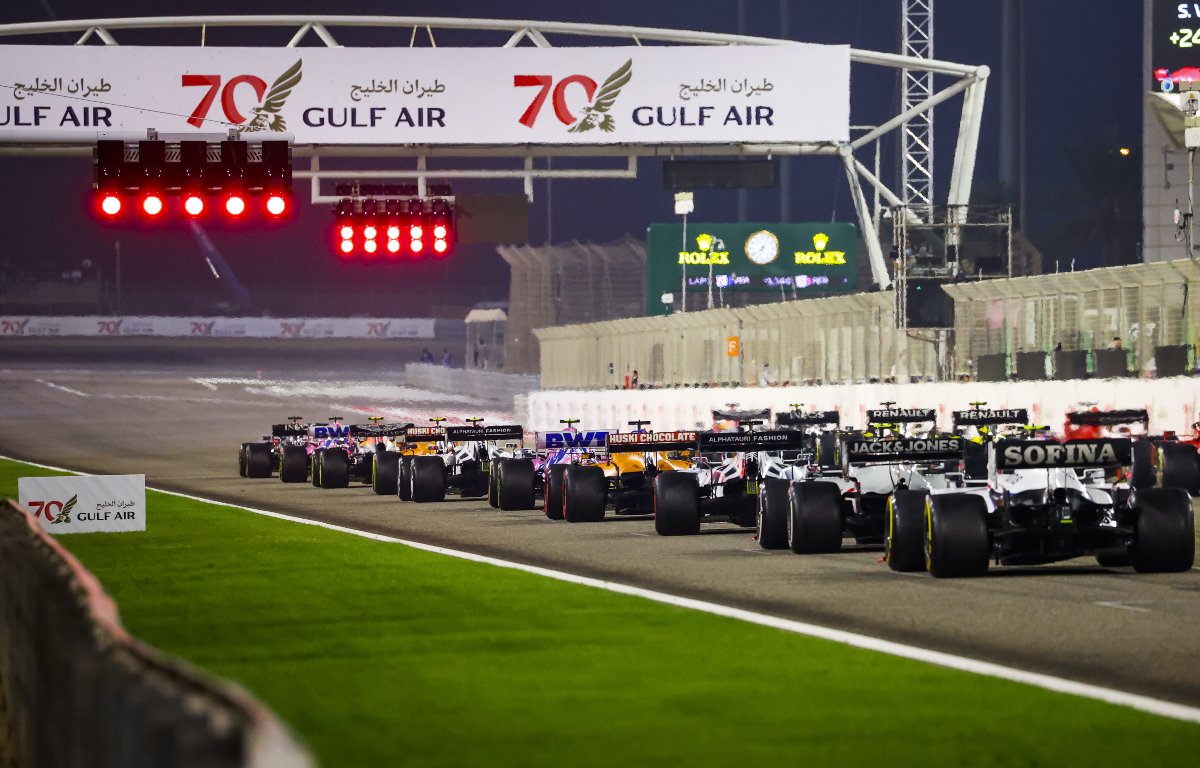 F1 starting grid