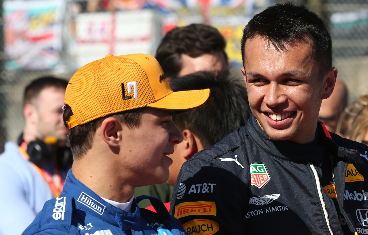 Lando Norris and Alex Albon