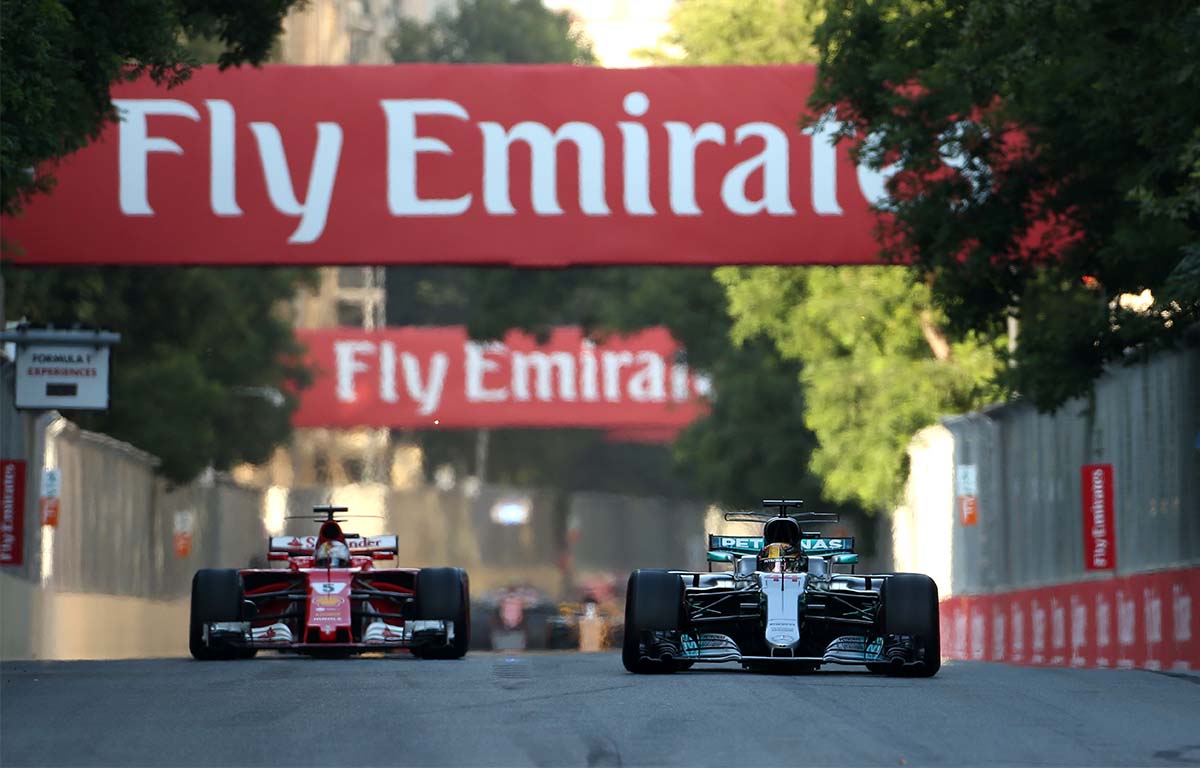 Vettel Hamilton Baku 2017