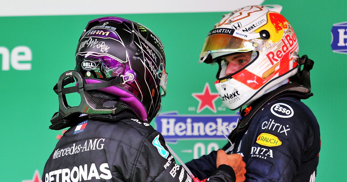 Max Verstappen和Lewis Hamilton