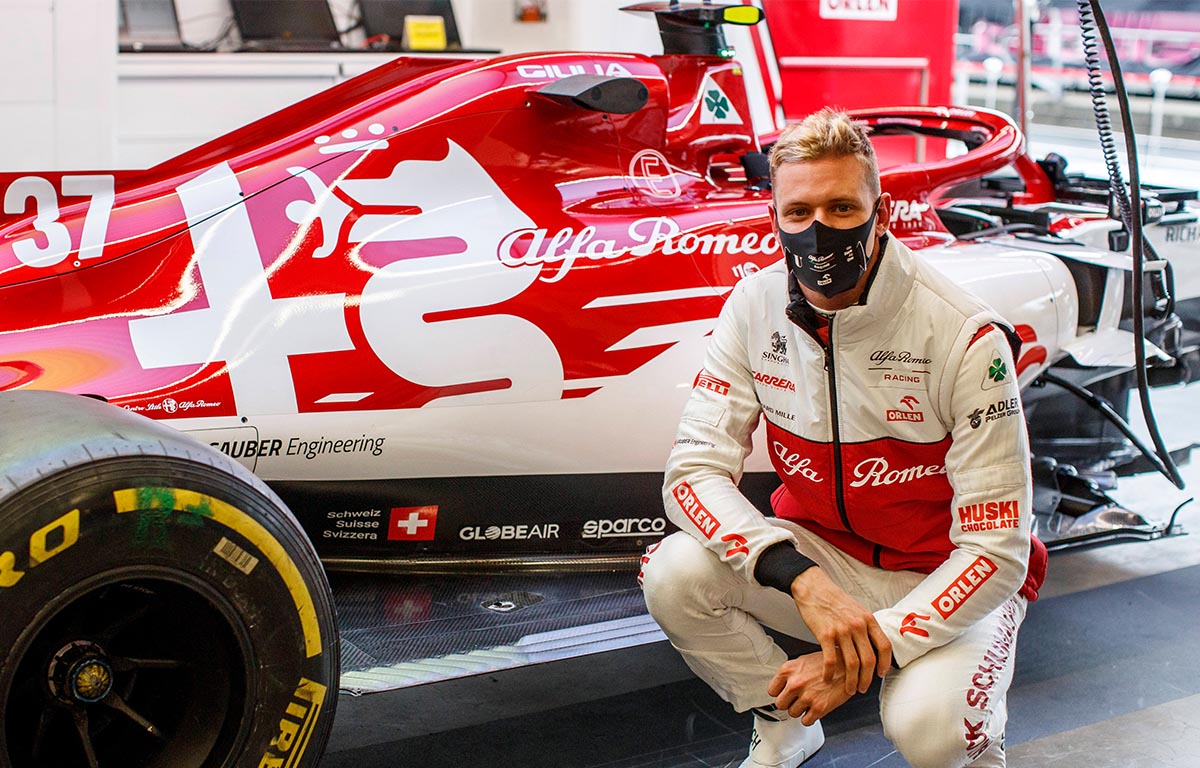 Mick Schumacher Alfa Romeo PA