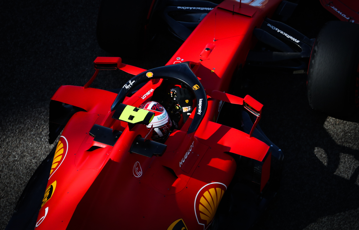Ferrari and Charles Leclerc