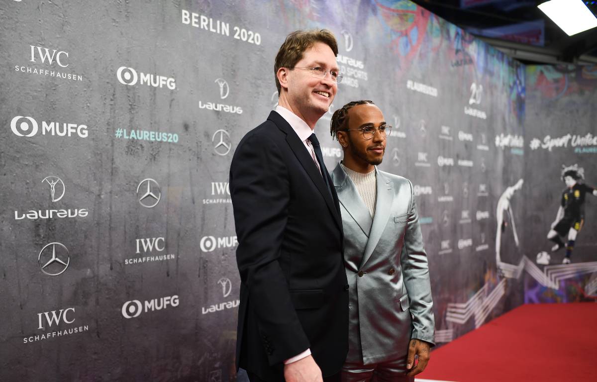Ola Kallenius Lewis Hamilton