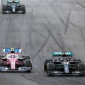 Lance Stroll and Lewis Hamilton side by side. Portugal October 2020