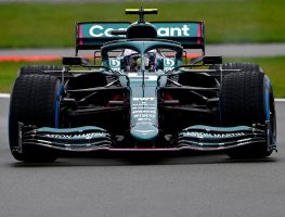 Sebastian Vettel Aston Martin shakedown