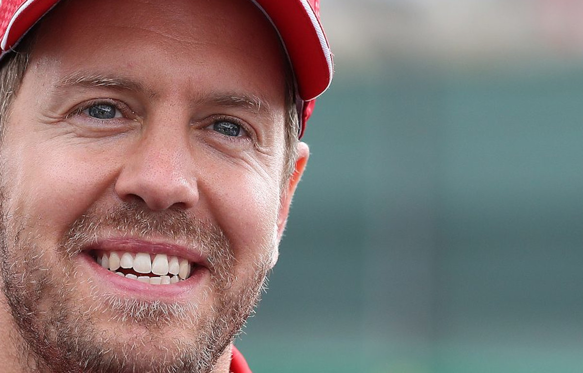 Sebastian Vettel sonriendo