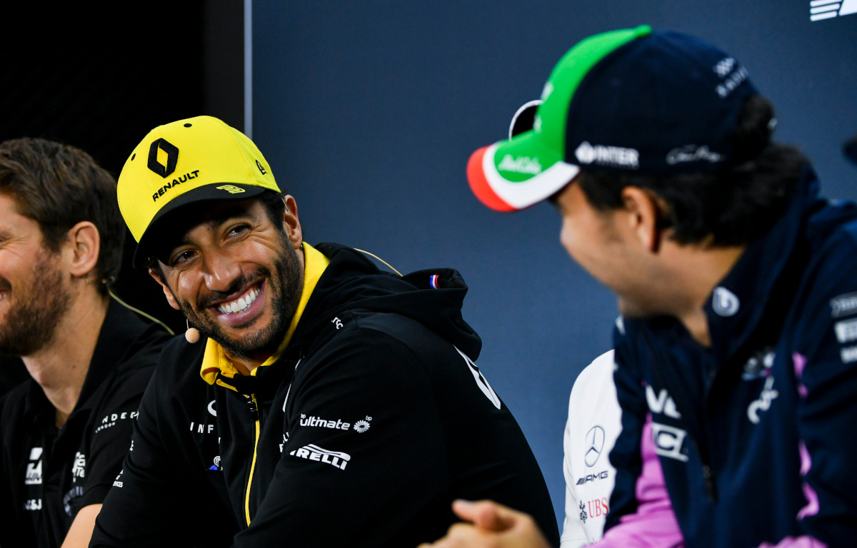 Sergio Perez and Daniel Ricciardo