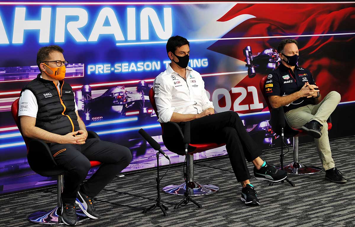 Mercedes Red Bull McLaren