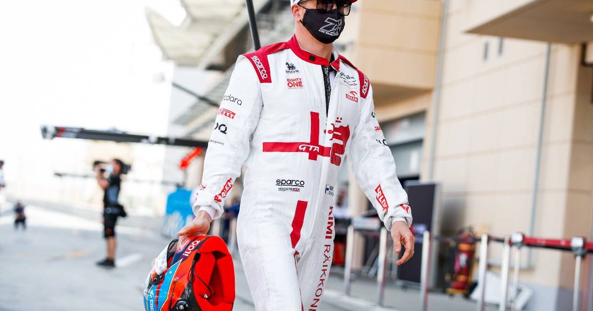 Kimi Raikkonen of Alfa Romeo. Bahrain March 2021.