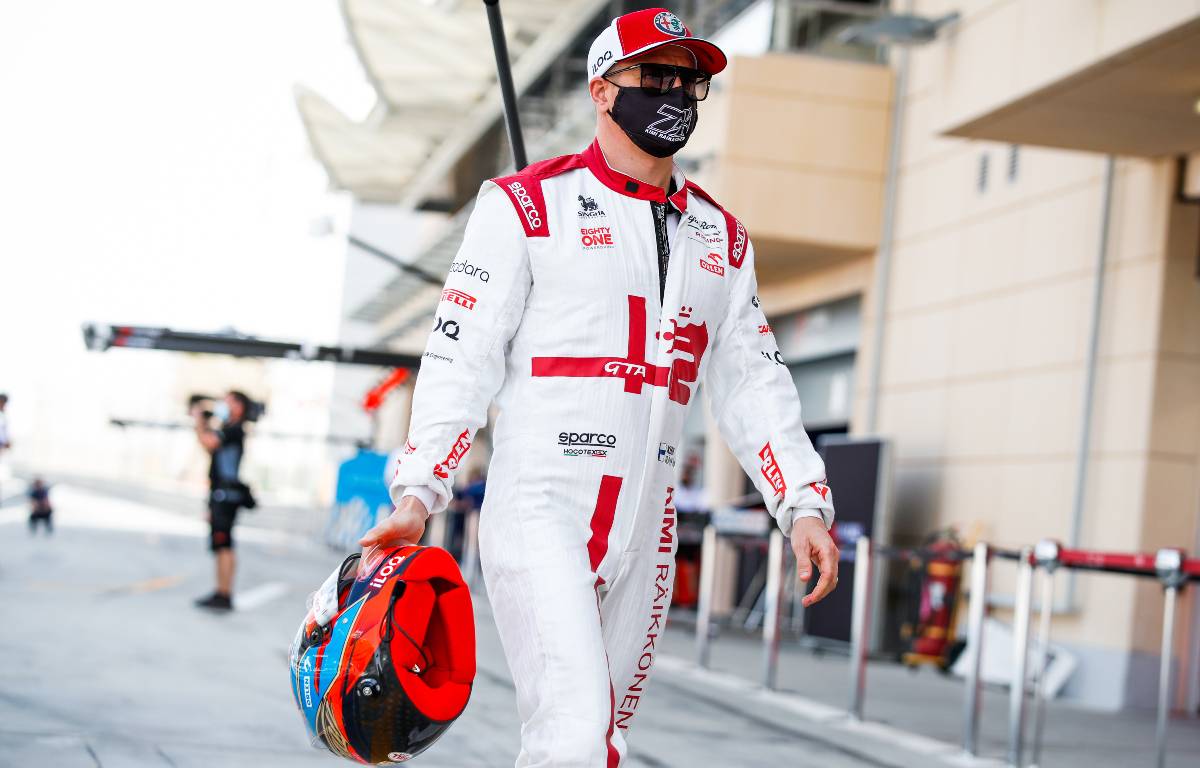 Kimi Raikkonen of Alfa Romeo. Bahrain March 2021.