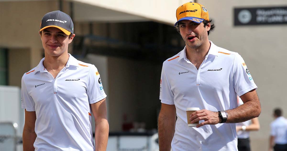 Lando Norris Carlos Sainz McLaren PA