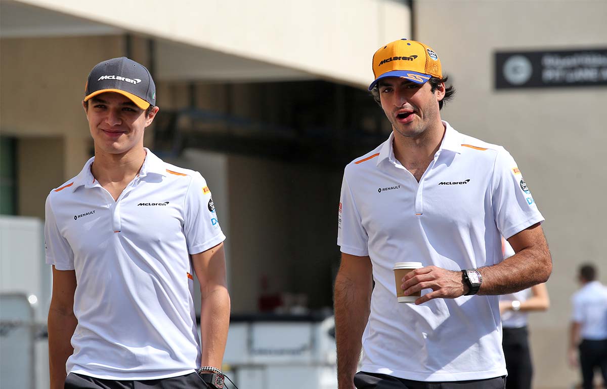 Lando Norris Carlos Sainz McLaren PA